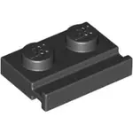 【小荳樂高】LEGO 黑色 1X2 薄板側帶凹糟/軌道 DOOR RAIL 4107761 32028