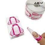 100PCS NAIL ART TIPS EXTENSION FORMS GUIDE FRENCH DIY TOOL A