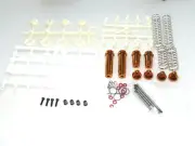 ASC6008 TEAM ASSOCIATED RC10 VINTAGE JAY HALSEY ED. BUGGY FRONT REAR GOLD SHOCKS