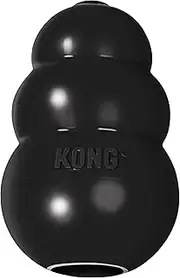 KONG - Extreme Dog Toy - Toughest Natural Rubber, Black - Fun to Chew, Chase and Fetch - for Large Dogs