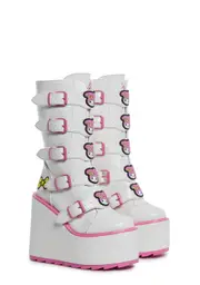 [Y.R.U.] X Sanrio Dune Platform Boots - My Melody