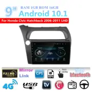 9'' Android 10.1 Car Stereo Radio GPS Navigation For Honda Civic 2006-2011 LHD