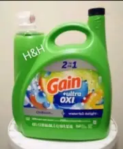 GAIN Ultra Oxi Liquid Laundry Detergent Gain Waterfall Delight 107 Loads