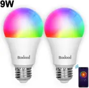 WiFi Smart Bulb Smart Light Bulb Compatible with Alexa & Google Home, No Hub Req