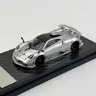 LCD 1/64 Scale For Pagani Imola Silver Diecast Car Model Toy Collection Gift