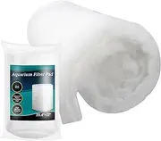 MAQIHAN Aquarium Filter Pad - Aquarium Filter Media,39.4 x 11.8in Media Roll for Fish Tank, Ponds,Garden, Saltwater,Fershwater,Plant, Trutle(White) (1)