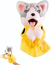 Vicyol S&D Boxing Hand Puppet Husky Kung Fu Toy Kung Fu Dog Plush Boxing Toy Dog Plush Fun for Kids and Adults Anti-Stress Toy for Kids