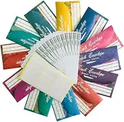 FUNNETOYU Stay Organized Go: 12 Pack Creative Cash Envelopes Budget Sheets for Management