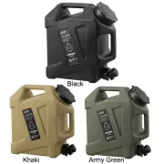 12L Camping Water Container Outdoor Water Bucket Portable Water Tank with Faucet