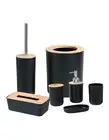 Takara Takae Bathroom Basics Full Set, 7 Piece (Black)