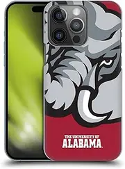 Head Case Designs Officially Licensed University of Alabama UA Oversized Icon Hard Back Case Compatible with Apple iPhone 14 Pro
