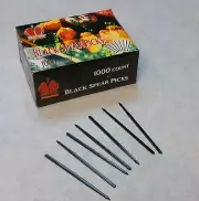 1000 BLACK ARROW PICKS 3.5" Martini Olive Onion Cocktail Drink Garnish Spears