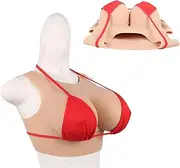 Silicone Breast Forms Crossdresser Breast Plate B-E Cup Mastectomy Fake Boobs for Drag Queen Transgender Cosplay