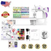 Portable Sewing Machine for Beginners - Complete Kit with Fabric & Finger Guard