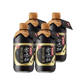 【萬家香】零添加黑豆醬油(450ml*4入)