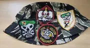 Vietnam War MACV SOG CCC Short Brim Tadpole Tiger Stripe Hat Set #7 - Size 7 1/2