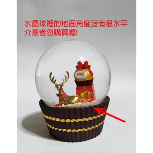 雜貨裝飾禮品系列 7-11金莎巧克力 2021 金莎 聖誕麋鹿 聖誕水晶球 聖誕雪花球