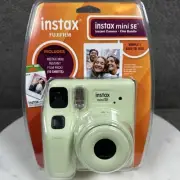 Fujifilm Instax Mini SE Green Instant Camera + Bonus 10 Sheets Of Film! (057)
