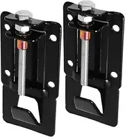 KOMBIUDA 2pcs Adjustable Exhaust Hood Hook Versatile Metal Wall Mount Bracket for Range Hood Accessories Telescopic Design for Height Adjustments Easy Installation for Your Kitchen Decor