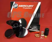 Mercury New OEM Spitfire 4 Blade Prop 13x17 Propeller 48-8M8026590 Pontoon