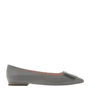 pointed flat shoes 36,37.5,39,36.5 Gray