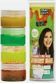 Craft City Karina Garcia Mystery Slime Green 4 Pack Pre-Made Slime New