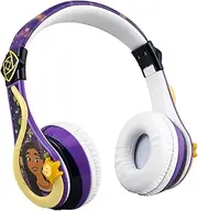 eKids Disney Wish Bluetooth Headphones for Kids, Wireless Headphones with Microphone Includes Aux Cord, Volume Reduced Kids Foldable Earphones for School, Home, or Travel