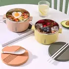 1000ml Bento Box Compact Size Wide Application Heat Insulated Instant Noodle