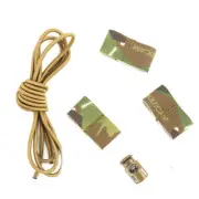 Tactical Molle Mounting Bungee Storage Kit Elastic Cord + Band Ring + Cord End