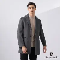 在飛比找PChome24h購物優惠-【pierre cardin 皮爾卡登】男款 商務休閒翻領羊