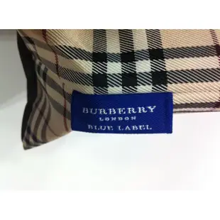 絕版100%真品 日本藍標BURBERRY Blue Label 經典格紋水餃包 手提包/肩背包