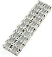 Aexit Rosy (Component box) Brown SMT SMD Electronic Components Storage Box Organizer (36ry102qf470) 20 Grids