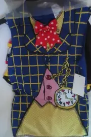 Girls Alice Wonderland White Rabbit Halloween Costume Outfit Size M 8-10 New
