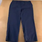 Red Kap Men's Size 48 x 32 Navy Blue Elastic Insert Twill Work Pant PT60 New