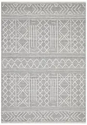 Hudson Arya Rug In Grey & Silver