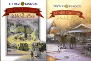Thomas Kinkade SIGNED AUTOGRAPHED A Child's Christmas at St. Nicholas Circle HC