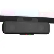 USB Speaker Bar (CA-2890) – Stereo USB Powered Speaker, Easily Clamps to Moni...