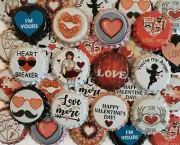 100 Valentine's Homebrew Beer Bottle Crown Caps Valentine's Decoration Home Brew