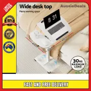 Artiss Overbed Table Adjustable Medical Care Over Bed Height Hospital Laptop AUS