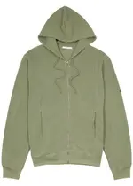 Helmut Lang Knitted Hooded Cotton-blend Sweatshirt - Light Green - XL XL