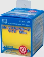 Mr.Hobby MT606 Mr.Masking Tape Wide 50mm Width 18m Long Paint Craft Tool Spray