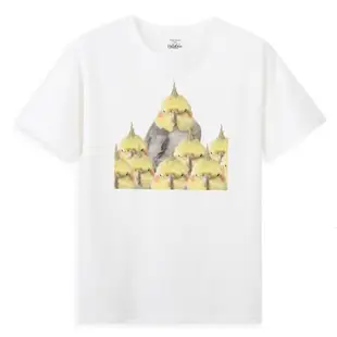 玄鳳鸚鵡 短袖T恤 自家繪畫 短T 雞尾鸚鵡 小鳥T-shirt