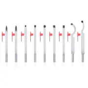 Carbide Tipped Wood Turning for Lathe Finisher/Detailer Swan Neck Hollowing Tool