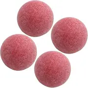 Milisten 4PCS Red Matte Foosball Balls Durable Table Soccer Game Accessories for Home School Entertainment Venues Official for Competitive Play