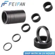 MTB Bicycle Headset Washer Fork Bowl Set Carbon Washers 3K Handlebar Wrist Set P