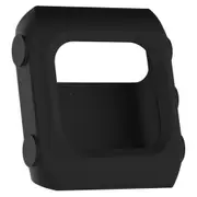 Solid Color Silicone Watch Protective Case for POLAR V800(Black)