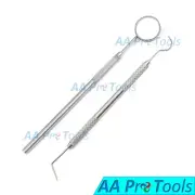 2 Dental Tartar Calculus Plaque Tooth Scraper Remover/Mirror Examination PR-291