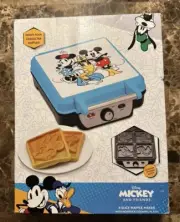 Mickey Mouse and Friends 4-Slice Waffle Maker Mini Goofy Donald Duck Disney