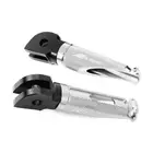 SHINOBI Foot Pegs Rider Front Pedal SILVER For Honda CB600F Hornet 98-06 05