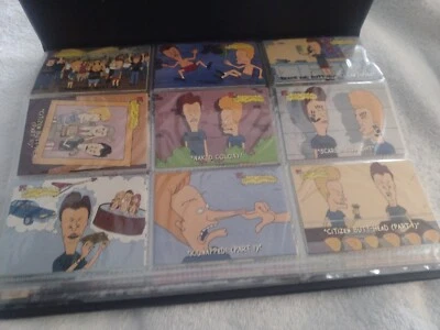 Beavis and Butthead 1994 Fleer Ultra cards 150 set in a binder MINTY!!!